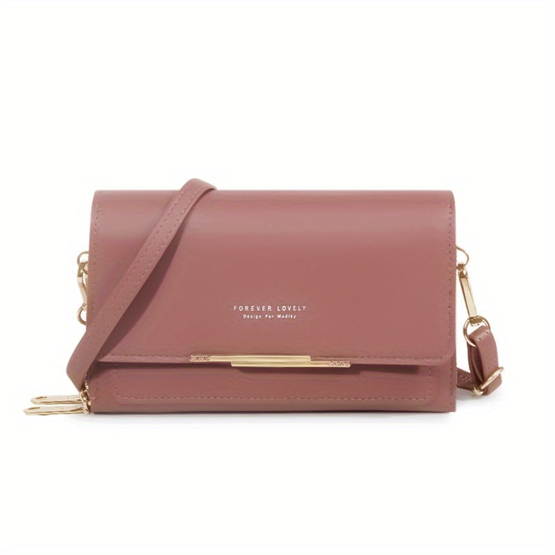 Women's Small Messenger Shoulder Bag Mobile Phone Bag Card Holder Wallet Handbag