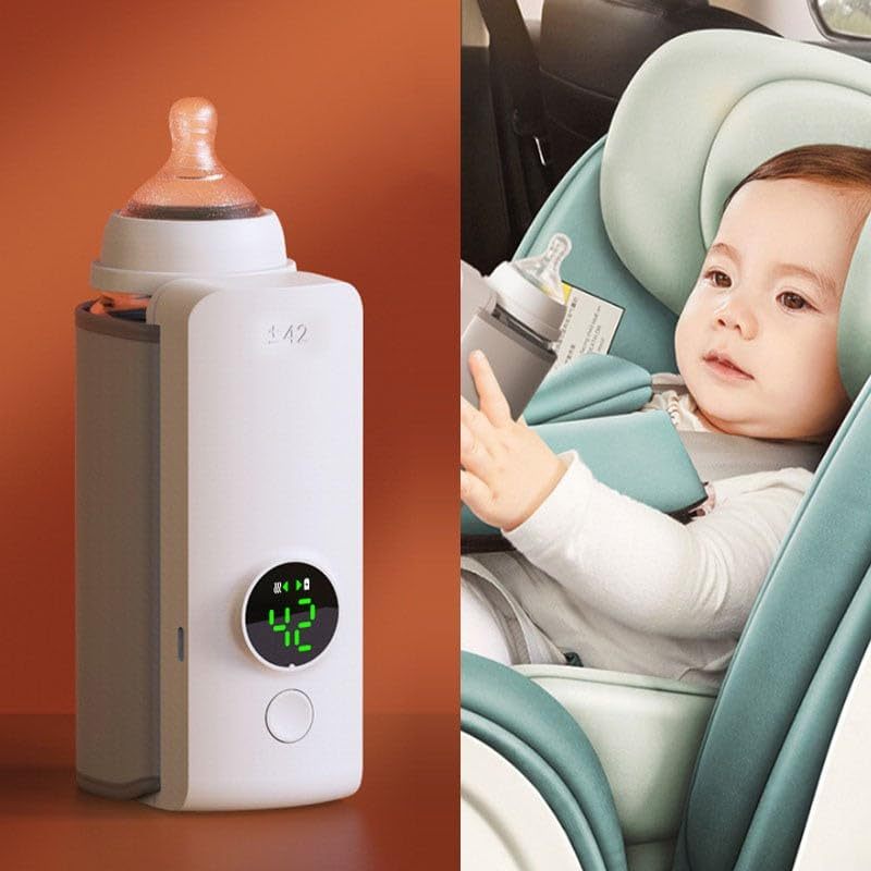Portable Wireless Rechargeable Baby Bottle Warmer USB Charging And Heating Bag Portable Constant Temperature Milk Warmer Universal Bottle Insulation Sleeve (Copy)