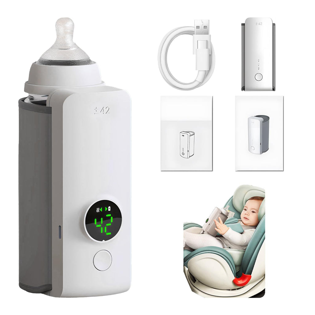 Portable Wireless Rechargeable Baby Bottle Warmer USB Charging And Heating Bag Portable Constant Temperature Milk Warmer Universal Bottle Insulation Sleeve (Copy)