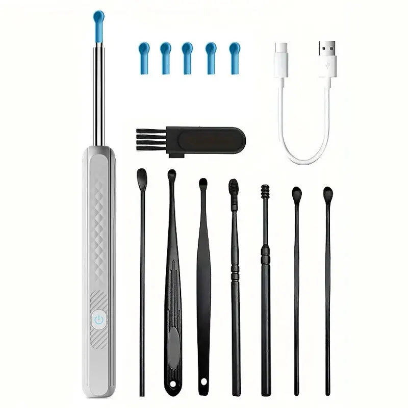 Wireless WiFi Ear Pick Otoscope Camera Borescope Luminous Ear Wax Cleaning Teeth Oral Inspection Health Care Ear Cleaner Kit