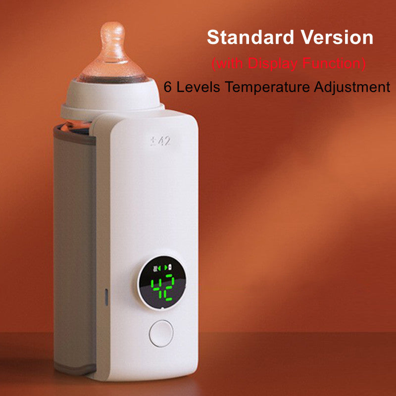 Portable Wireless Rechargeable Baby Bottle Warmer USB Charging And Heating Bag Portable Constant Temperature Milk Warmer Universal Bottle Insulation Sleeve (Copy)